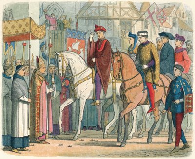 查尔斯和亨利受到神职人员的欢迎，1420年1864年 作者 詹姆斯·威廉·埃德蒙·道尔
