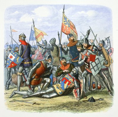 哈里-霍普尔-亨利-珀西爵士之死，什罗普郡什鲁斯伯里，1403年1864年。   作者 詹姆斯·威廉·埃德蒙·道尔