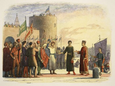 1172年10月18日，爱尔兰沃特福德的亨利，从公元前55年到公元1485年的A Chronicle，酒吧。伦敦，1863年 作者 詹姆斯·威廉·埃德蒙·道尔