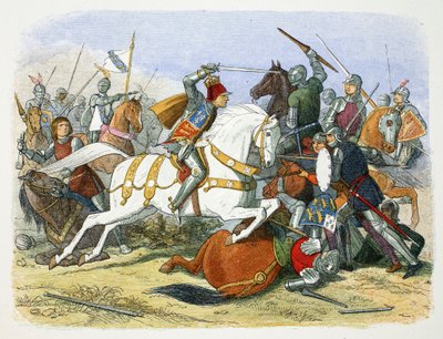 英国理查德三世在莱斯特郡博斯沃思战场上，1485年 1864年 作者 詹姆斯·威廉·埃德蒙·道尔