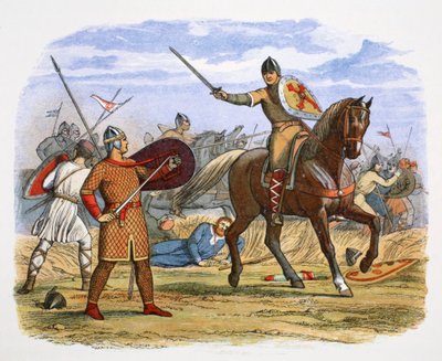 罗伯特，诺曼底公爵，在诺曼底廷切布雷战役中被俘，1106年，1864年 作者 詹姆斯·威廉·埃德蒙·道尔