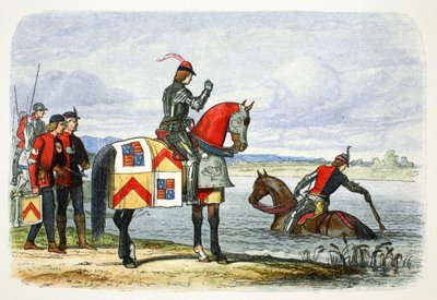 白金汉公爵发现塞文河无法通行，1483年 1864年 作者 James William Edmund Doyle