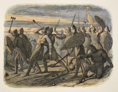 哈罗德二世在1066年黑斯廷斯战役中的死亡，从公元前55年英国纪事报到公元1485年，酒吧。伦敦，1863年 作者 詹姆斯·威廉·埃德蒙·道尔