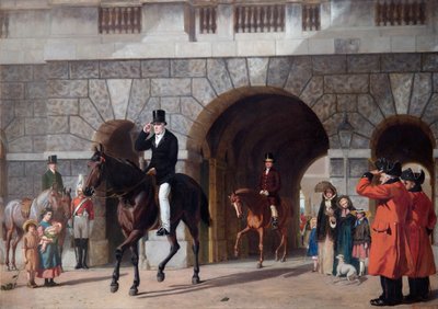 他最后一次卸任归来》，1853年。   作者 詹姆斯·威廉·格拉斯