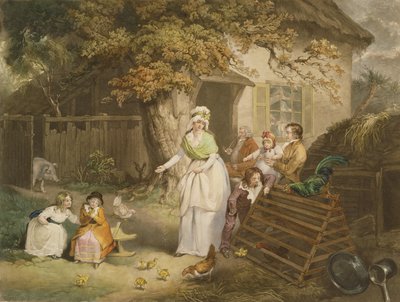 The Citizens Retreat，1796（彩色mezzotint） 作者 沃德之后的詹姆斯