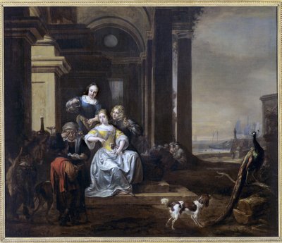 年轻的金发女郎，1646-55 作者 Jan Baptist Weenix