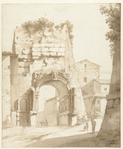 罗马景观 作者 Bartholomeus Breenbergh（拒绝归属）