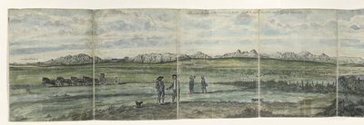 霍屯督荷兰全景
从开普省向北延伸的开普山脉，从 Baay fals 到横跨 Tygerberg。1787 年（标题在实物上） 作者 简·布兰德斯