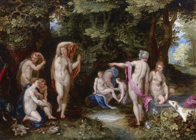 戴安娜和阿克泰恩 作者 简·布鲁格（Jan Brueghel）
