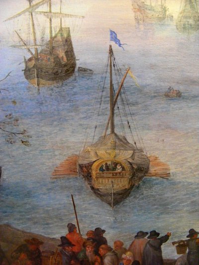 大型鱼市 作者 简·布鲁格（Jan Brueghel）