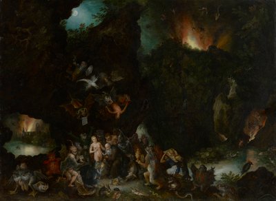 圣安东尼的诱惑 作者 Jan Brueghel the Elder