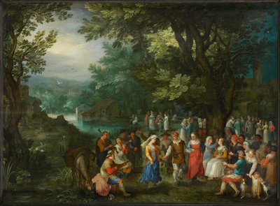 婚礼舞，1596年。 作者 简·布鲁格（Jan Brueghel）