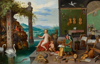 聆听的寓意 作者 扬·布鲁格（Jan Brueghel）