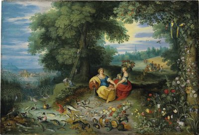 水与土的寓意 作者 扬·布鲁格（Jan Brueghel）