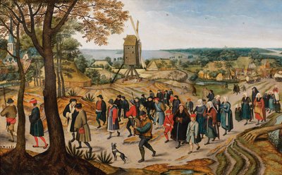 1627年的《婚礼庆典》（The Wedding Cortège）。 作者 扬·布鲁格（Jan Brueghel）