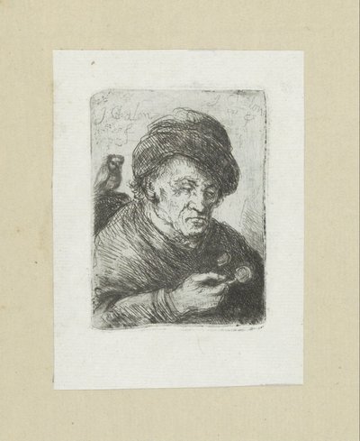 Oude man met bril en uil
约翰-夏隆的蚀刻画全集 / Oeuvre Complette des Eaux Fortes par Jean Chalon（丛书名） 作者 克里斯蒂安·乔西