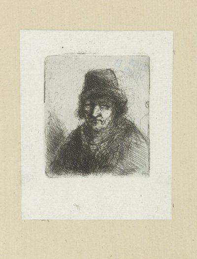 Volwassen man met hoed
约翰-夏隆的蚀刻画全集 / Oeuvre Complette des Eaux Fortes par Jean Chalon（丛书名） 作者 克里斯蒂安·乔西