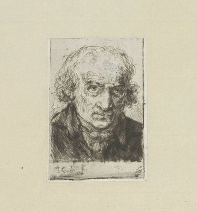 Volwassen man, naar rechts
约翰-夏隆的蚀刻画全集 / Oeuvre Complette des Eaux Fortes par Jean Chalon (丛书名) 作者 克里斯蒂安·乔西