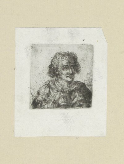 成年男子，右手可见
约翰-夏隆的蚀刻画全集 / Oeuvre Complette des Eaux Fortes par Jean Chalon（系列名称） 作者 克里斯蒂安·乔西