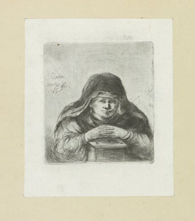Vrouw boven een stoof
约翰-夏隆的蚀刻画全集 / Oeuvre Complette des Eaux Fortes par Jean Chalon (丛书名) 作者 克里斯蒂安·乔西