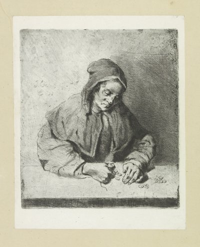 Vrouw die geld telt
约翰-夏隆的蚀刻画全集 / Oeuvre Complette des Eaux Fortes par Jean Chalon（丛书名） 作者 克里斯蒂安·乔西