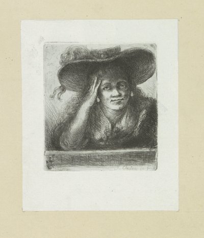 Vrouw met ronde hoed
约翰-夏隆的蚀刻画全集 / Oeuvre Complette des Eaux Fortes par Jean Chalon（丛书名） 作者 克里斯蒂安·乔西