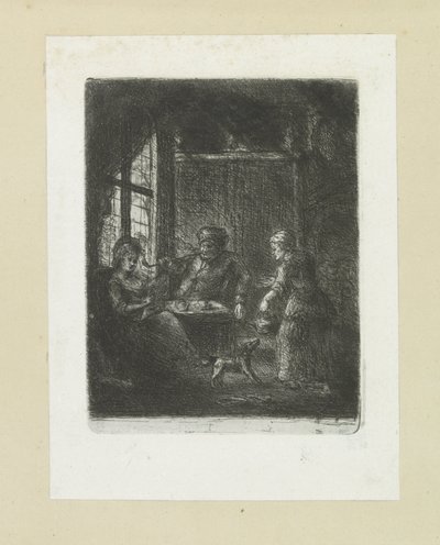 Woonkamer met paar
约翰-夏隆的蚀刻画全集 / Oeuvre Complette des Eaux Fortes par Jean Chalon (丛书名) 作者 克里斯蒂安·乔西
