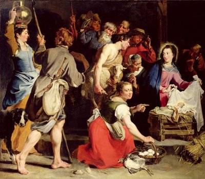 1628年后牧羊人的崇拜 作者 扬·科西尔（Jan Cossiers）