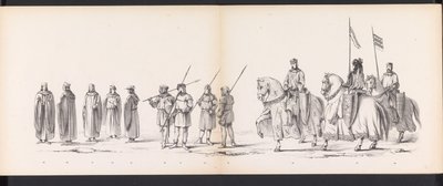 莱顿学生化妆舞会，1865 年（图版 3）
1865 年 6 月 6 日，莱顿学生团成员为庆祝莱顿大学建校 290 周年而举行的化装游行，描绘了：荷兰人进入大学的情景 作者 J. Hazenberg 玉米动物园