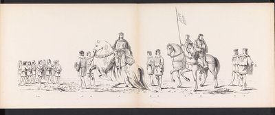 莱顿学生化妆舞会，1865 年（图版 7）
1865 年 6 月 6 日，莱顿学生团成员为庆祝莱顿大学建校 290 周年而举行的化装游行，描绘了：荷兰人进入大学的情景 作者 J. Hazenberg 玉米动物园