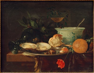 早餐静物 作者 扬·戴维兹·德·海姆（Jan Davidsz de Heem）