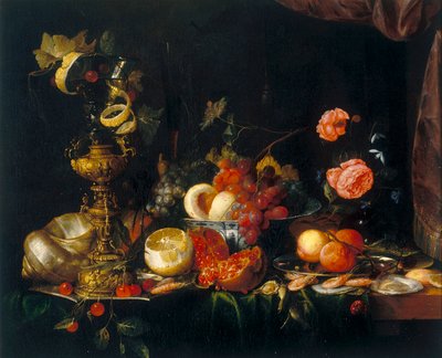 静物 作者 扬·戴维兹·德·海姆（Jan Davidsz de Heem）