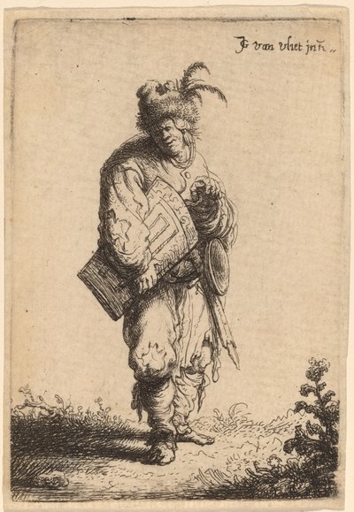旋风琴手》，1632年。 作者 扬·格奥尔格·范弗利特