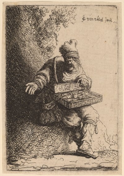 小贩》，1632年。 作者 扬·格奥尔格·范弗利特