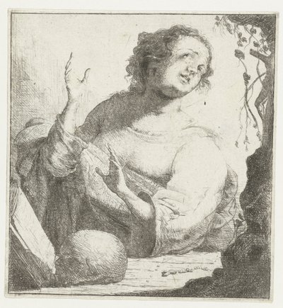 忏悔的抹大拉的马利亚 作者 伦勃朗·范·莱恩 (Rembrandt van Rijn)