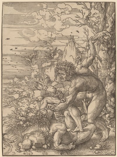 该隐杀了亚伯 作者 扬·高萨特（Jan Gossaert）