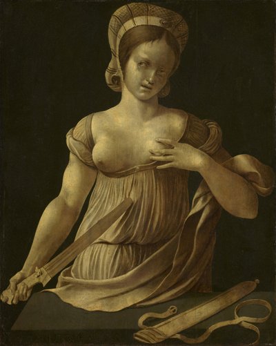 Lucretia，1534年 作者 扬·高萨特（Jan Gossaert）