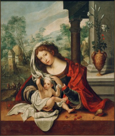 Madonna mit dem Schleier 作者 扬·高萨特（Jan Gossaert）