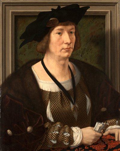 拿骚-布雷达亨利三世的肖像1483-1538 作者 扬·高萨特（Jan Gossaert）