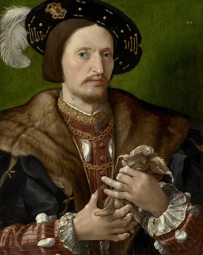 绅士肖像，约1530年 作者 Jan Gossaert