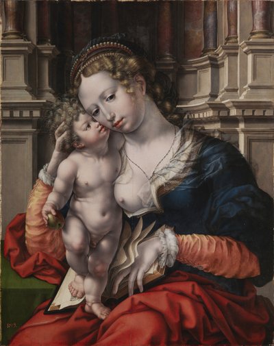 处女和孩子 作者 扬·高萨特（Jan Gossaert）