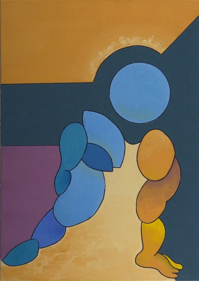 崇拜，2008年（布面油画） 作者 扬·格罗内伯格