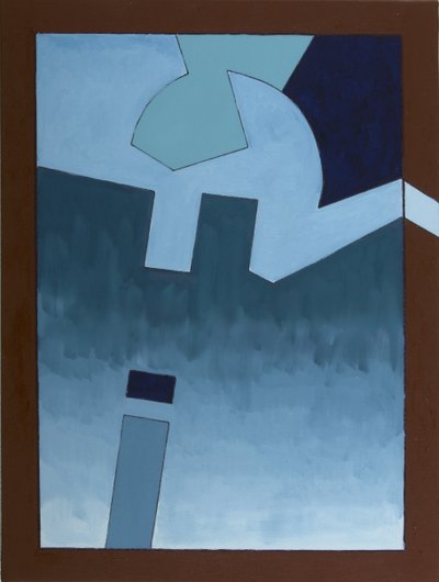 晨雾中的堡垒，2008（布面油画） 作者 扬·格罗内伯格
