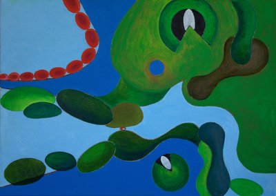红珠》，2009年（布面油画） 作者 扬·格罗内伯格