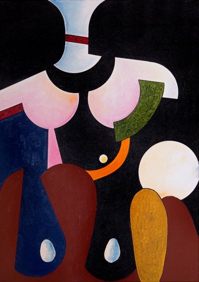 圆满的午夜，2007年（布面油画） 作者 扬·格罗内伯格