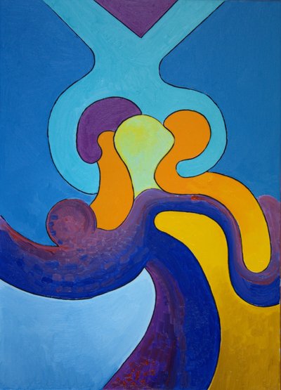 张伯伦有非常糟糕的消息要告诉女王，2009年（布面油画）。 作者 扬·格罗内伯格