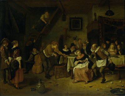 农民婚礼 作者 扬·哈维克斯（Jan Havicksz）。斯汀