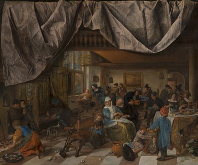 人的一生c。 1665年 作者 扬·哈维克斯（Jan Havicksz）。斯汀