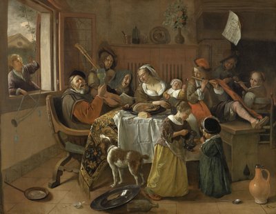 欢乐家族 作者 扬·哈维克斯（Jan Havicksz）。斯汀