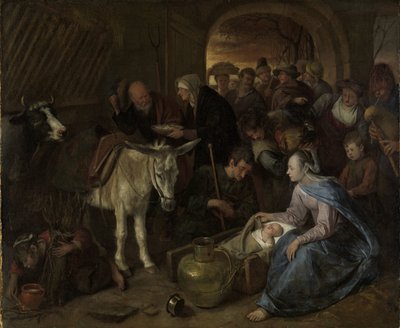 牧羊人的崇拜 作者 扬·哈维克斯（Jan Havicksz）。斯汀